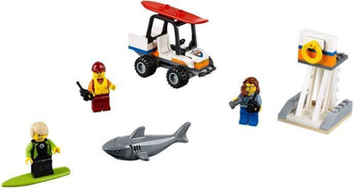 LEGO Set-Coast Guard Starter Set-Town / City / Jungle-60163-1-Creative Brick Builders